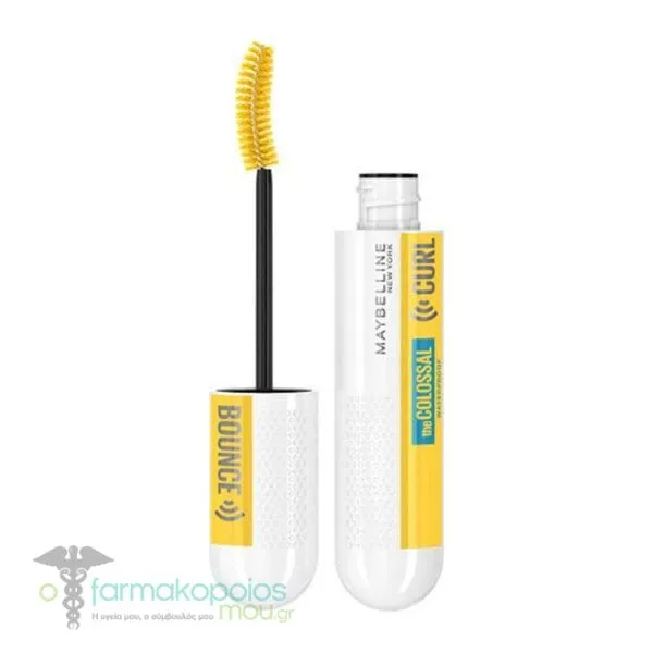 Maybelline The Colossal Curl Bounce Waterproof Mascara, 10ml - 02 Very Black