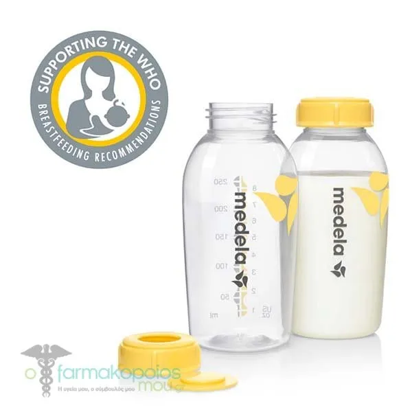 Medela Breastmilk Bottles, 2 x 250 ml