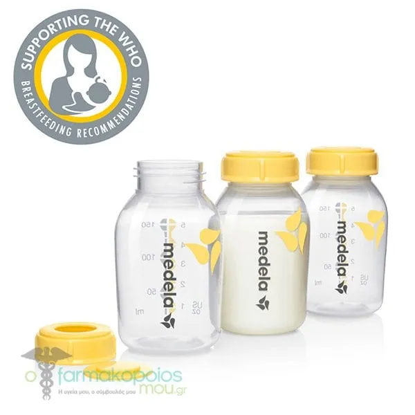 Medela Breastmilk Bottles, 3 x 150ml