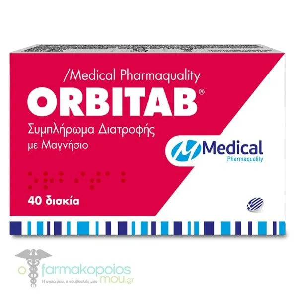 Medical Pharmaquality Orbitab, 40tabs