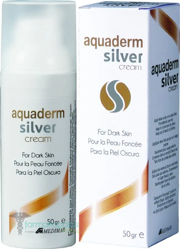 Medimar Aquaderm Silver Cream for Dark Skin, 50gr