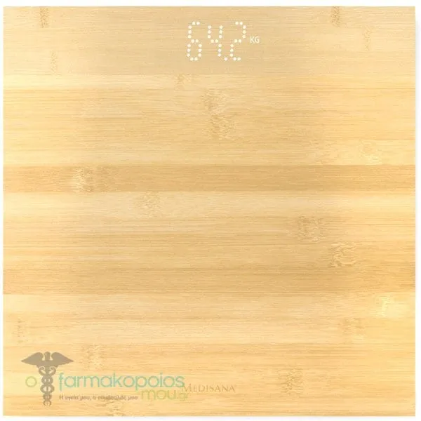 Medisana PS-440 Bamboo Electronic Weight Scale up to 180kg, 1pc