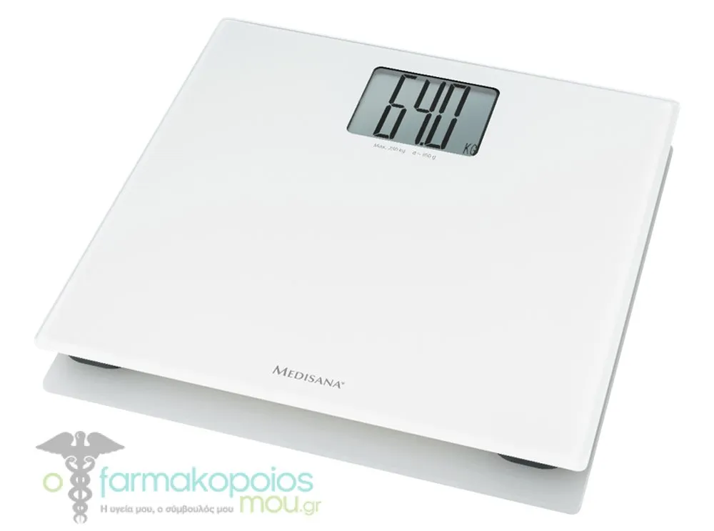 Medisana XL Glass Personal Scale up to 200kg PS 470, 1pc