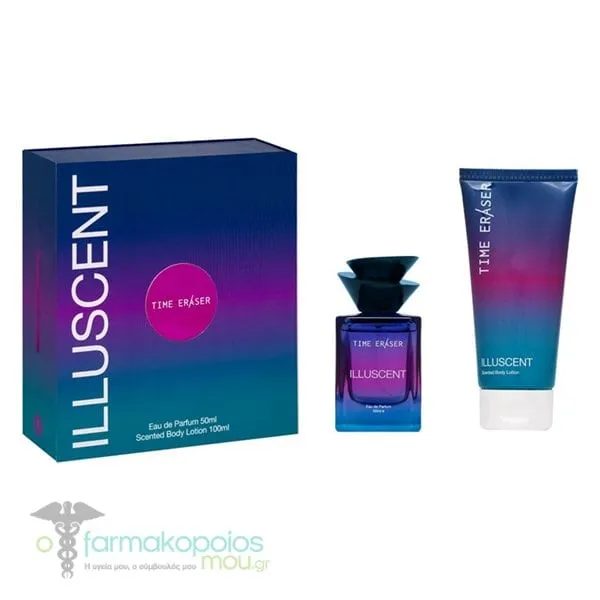 Medisei Promo Time Eraser Illuscent Eau de Parfum, 50ml & Scented Body Lotion, 100ml, 1set