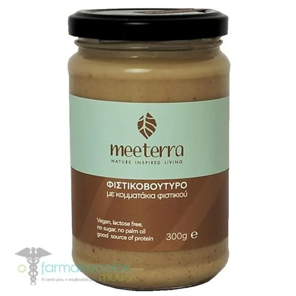 Meeterra Φιστικοβούτηρο με Κομμάτια Φιστικιού, 300g