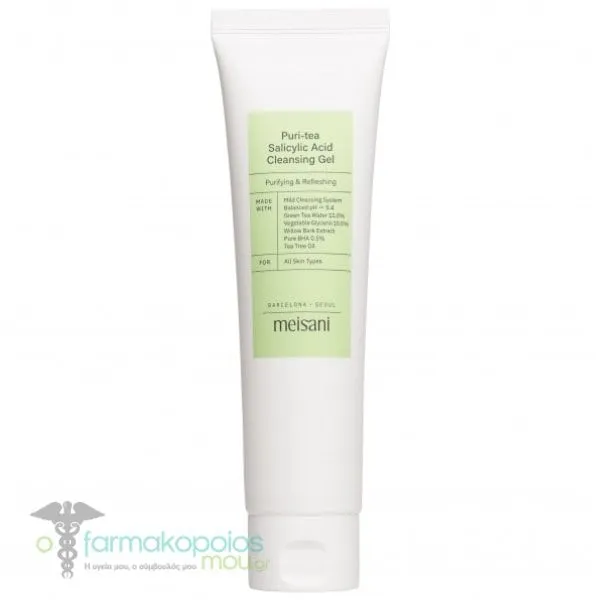 Meisani Puri-Tea Salicylic Acid Cleansing Gel, 150ml