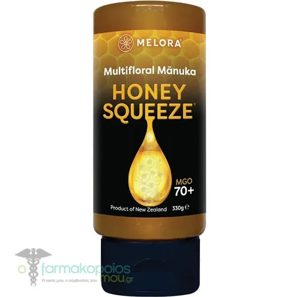 Melora Multifloral Manuka Squeeze MGO 70+ Flower Honey, 330gr