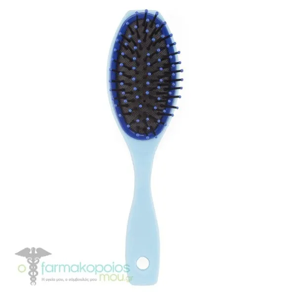 Mels Professional Hairbrush Βούρτσα Οβάλ Μικρή 2215/2213, 1τεμ - Γαλάζιο