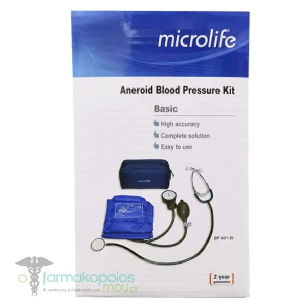 Microlife Aneroid Blood Pressure Kit Basic (BP AG1-20), 1pc