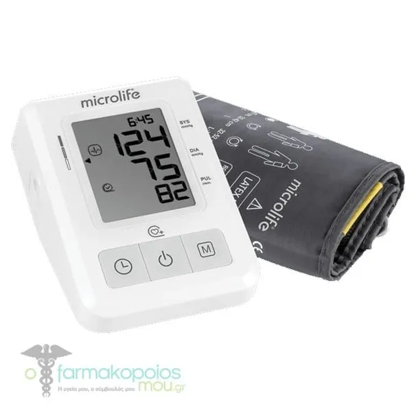 Microlife BP B2 Basic Automatic Arm Blood Pressure Monitor Grey, 1pc