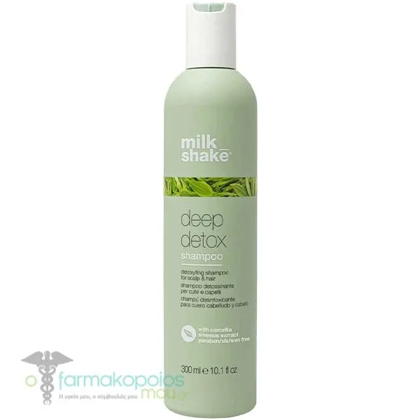 Milk Shake Deep Detox Σαμπουάν για Αποτοξίνωση &amp; Βαθύ Καθαρισμό, 300ml