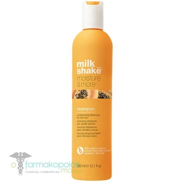 Milk Shake Moisture &amp; More Σαμπουάν για Θρέψη &amp; Ενυδάτωση για Ξηρά Μαλλιά, 300ml