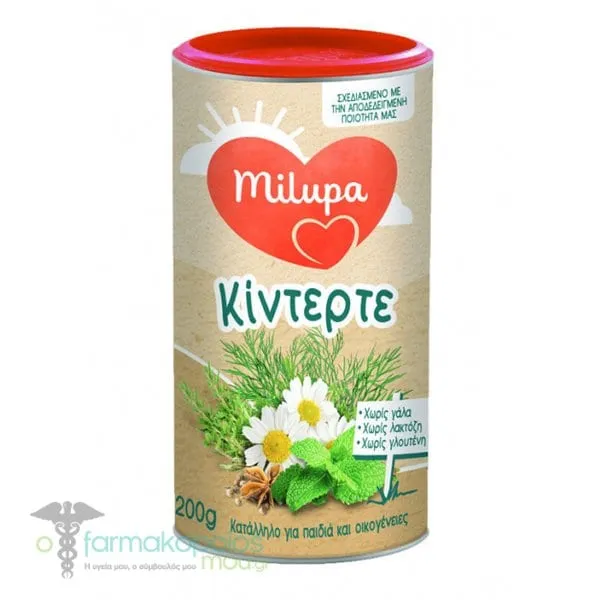 Milupa Herbal Beverage Kinterte 6m+, 200gr
