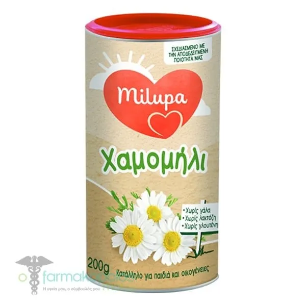 Milupa Chamomile Drink Suitable for Children & Families, 200gr