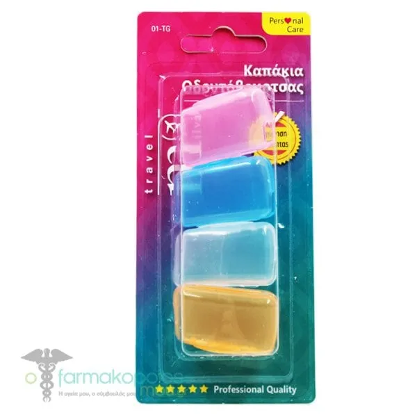 Milva Toothbrush Caps, 4pcs - Set 5