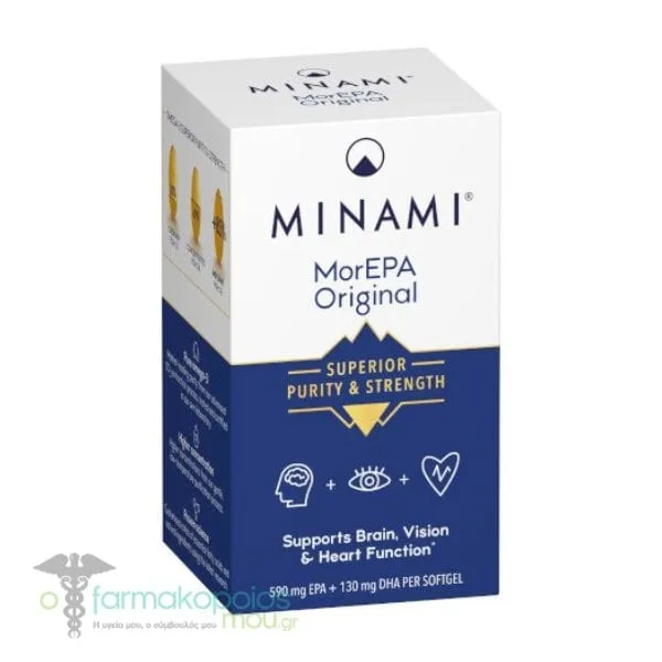 Minami MorEPA 85% Omega-3 High Epa Formula, 30softgels