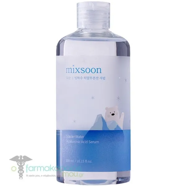 Mixsoon Glacier Water Hyaluronic Acid Serum Ενυδατικός Ορός Προσώπου, 300ml