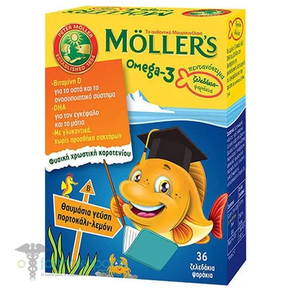 Moller's Ω3, 36gummies