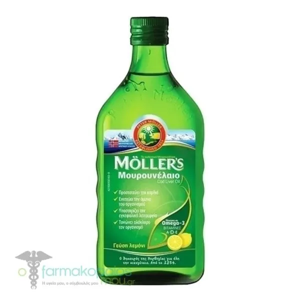 Moller's Cod Liver Oil Lemon, 250ml