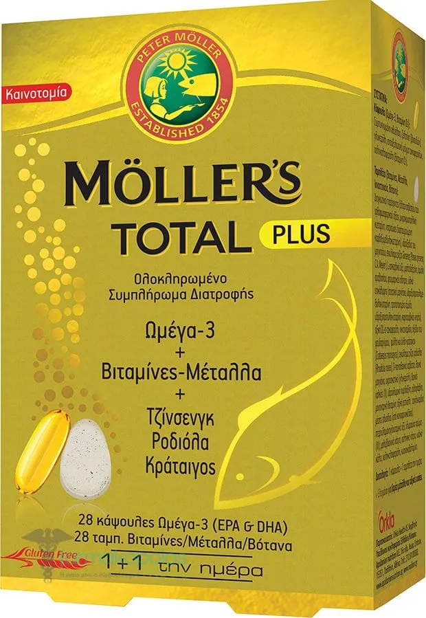 Moller's Total Plus, 28caps + 28tabs