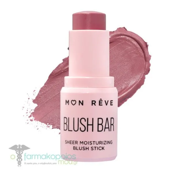 Mon Reve Blush Bar Ενυδατικό Κρεμώδες Ρουζ σε Stick, 5,5g - No.3