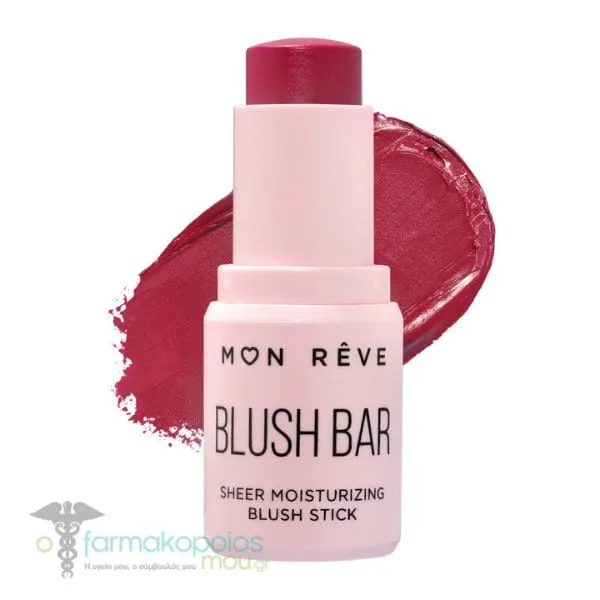 Mon Reve Blush Bar Ενυδατικό Κρεμώδες Ρουζ σε Stick, 5,5g - No.6