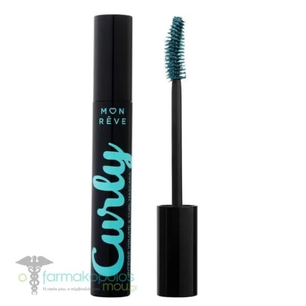 Mon Reve Curly Mascara Μάσκαρα για Μήκος, Καμπύλη & Όγκο, 12ml - No. 4 Emerald