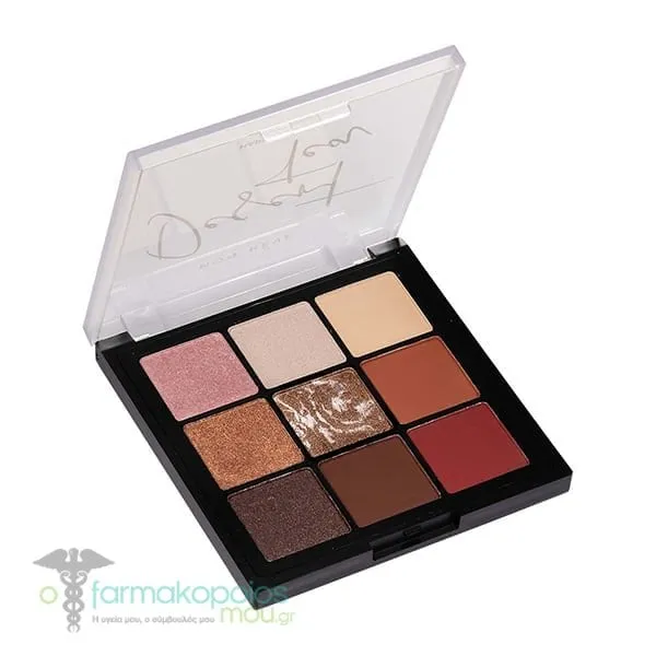 Mon Reve Happy Eye Shadow Palette Υψηλής Απόδοσης Παλέτα Σκιών, 15g - DESERT TEA