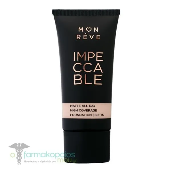 Mon Reve Impeccable Foundation SPF15, 30ml - No.3 ImpeccableFoundation