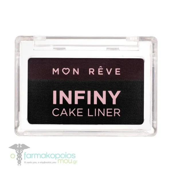 Mon Reve Infiny Cake Liner Water-Activated Εyeliner, 3g - No.01 Black & Brown
