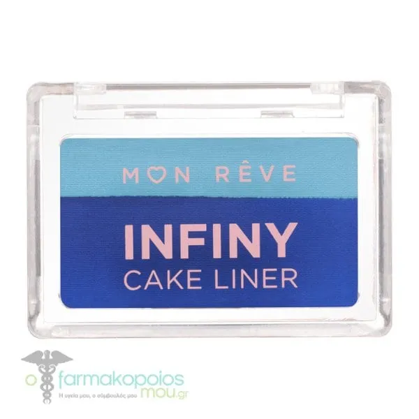 Mon Reve Infiny Cake Liner Water-Activated Εyeliner, 3g - No.04 Royal & Sky Blue