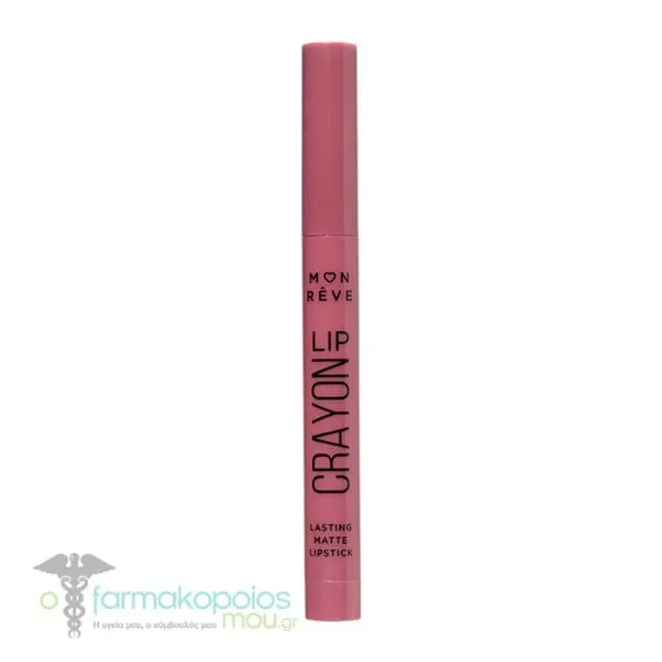 Mon Reve Lip Crayon Lasting Matte Lipstick, 1pc - 04 Rose