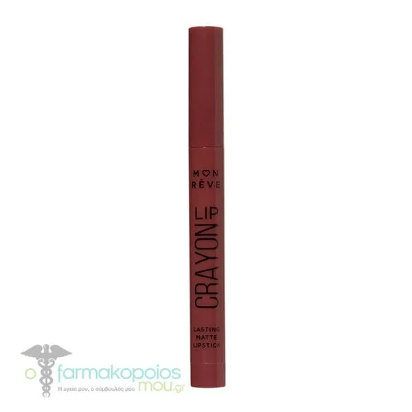 Mon Reve Lip Crayon Lasting Matte Lipstick, 1pc - 08 Terra