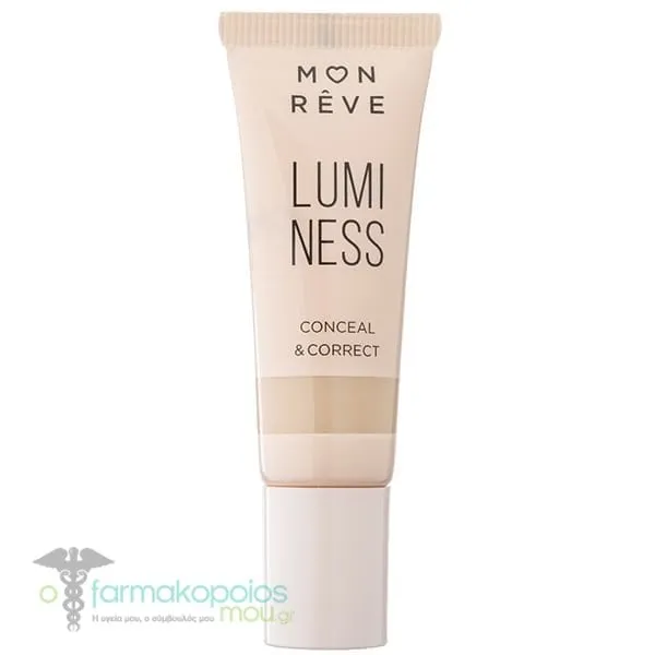 Mon Reve Luminess Concealer Υγρό Κονσίλερ για Τέλεια Κάλυψη των Μαύρων Κύκλων & των Ατελειών, 10ml