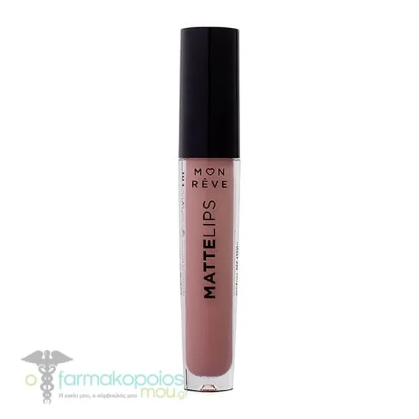 Mon Reve Matte Lips Liquid Lipstick, 4ml - No. 18 Matte Lips