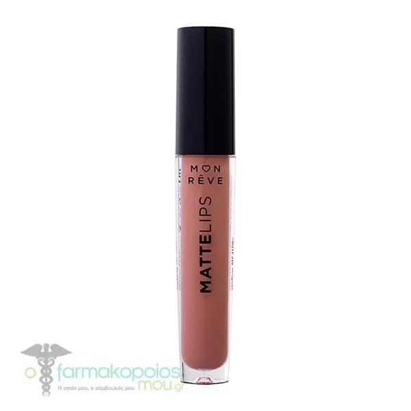 Mon Reve Matte Lips Liquid Lipstick, 4ml - No. 21 Matte Lips