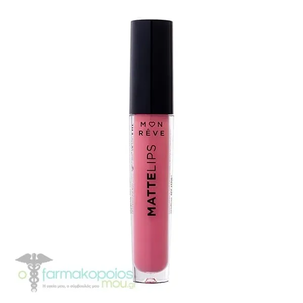 Mon Reve Matte Lips Liquid Lipstick, 4ml - No. 25 Matte Lips