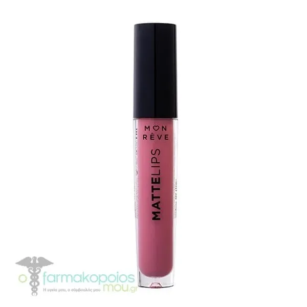 Mon Reve Matte Lips Liquid Lipstick, 4ml - No. 7 Matte Lips