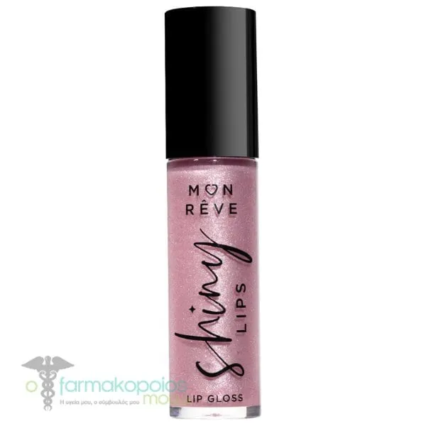 Mon Reve Shiny Lips Lip Gloss, 8ml - No. 18 Pearly Heart
