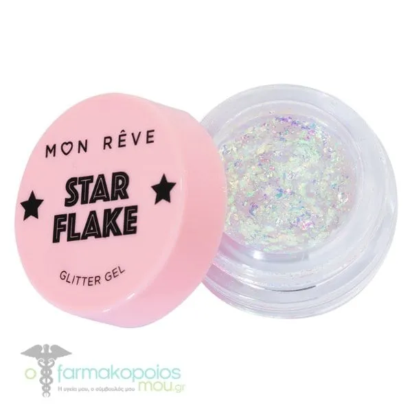 Mon Reve Starflake Glitter Gel, 4g - 04 Firefly