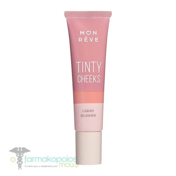 Mon Reve Tinty Cheeks Liquid Blusher, 14ml - No. 1 Tinty Cheeks