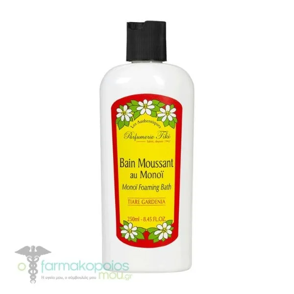 Monoi Tiki Foaming Bath Tiare Gardenia, 250ml
