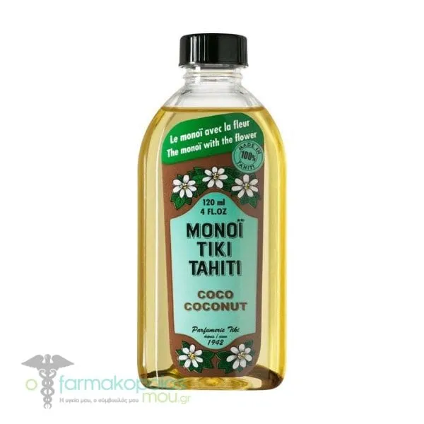 Monoi Tiki Tahiti Coco Coconut Multi-Purpose Oil, 120ml