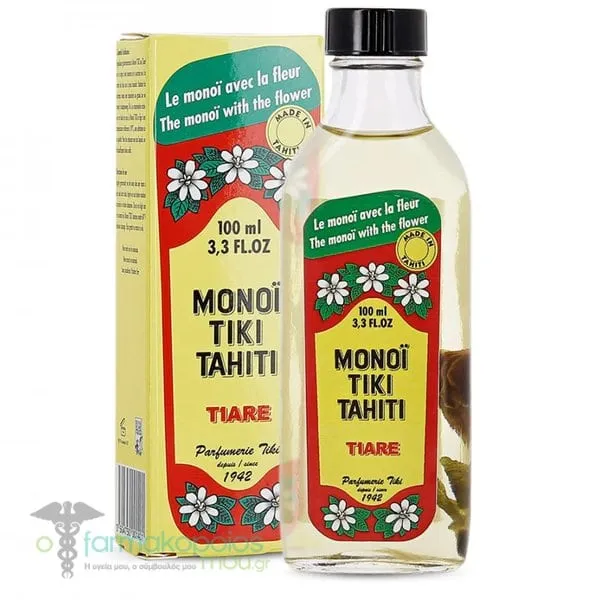 Monoi Tiki Tahiti Tiare Hair & Body Care Oil, 100ml