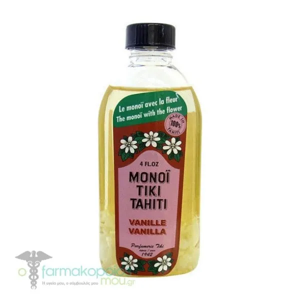 Monoi Tiki Tahiti Vanilla Natural Multi-Purpose Oil, 60ml