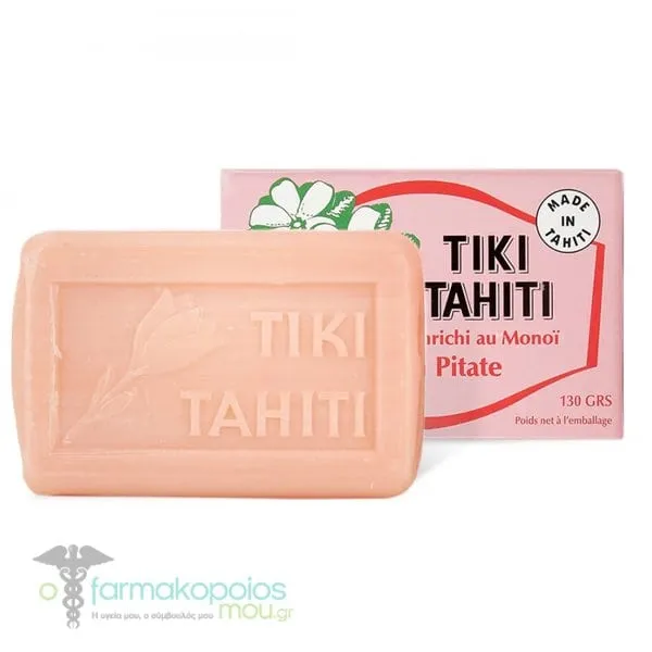 Monoi Tiki Tiki Tahiti Monoi Tahitian Jasmine Soap, 130g