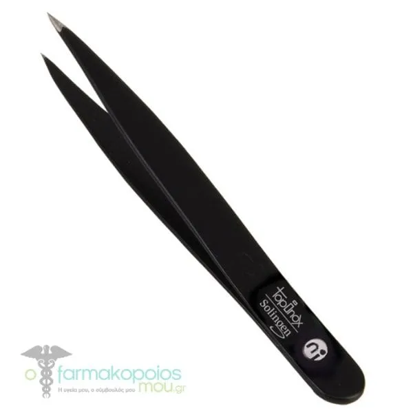 Morser Solingen Eyebrow Tweezers N.125C Black, 1pc