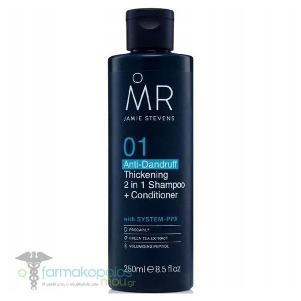 Mr. Jamie Stevens 01 Anti-Dandruff Thickening 2-in-1 Shampoo & Conditioner, 250ml