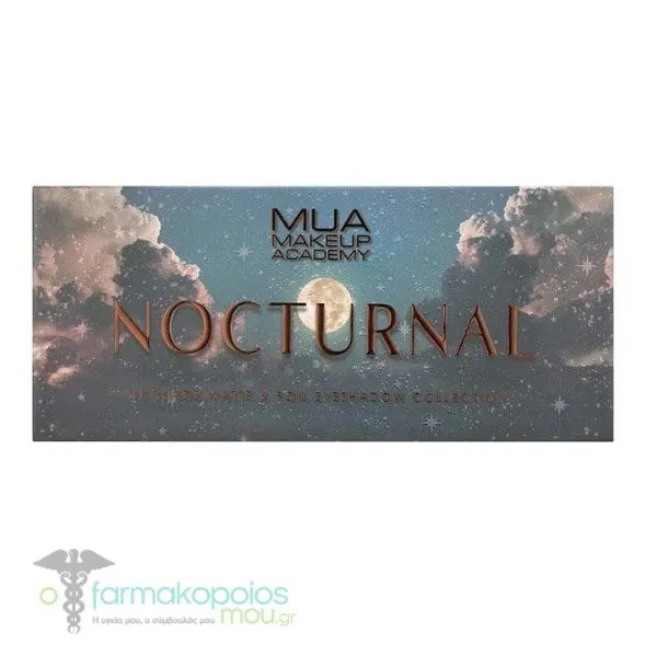 MUA 10shade Palette Nocturnal, 1pc