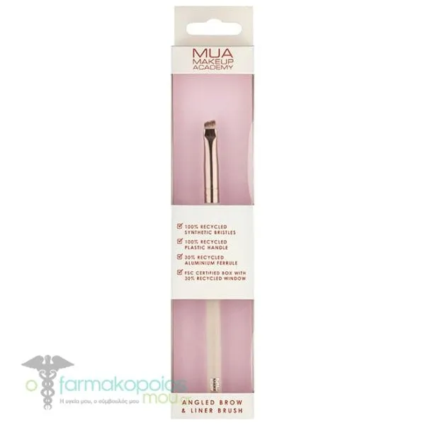 MUA Angled Brow & Liner Brush, 1pc
